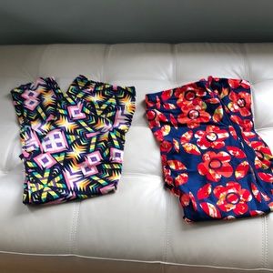 2 pairs Lularoe leggings TC2